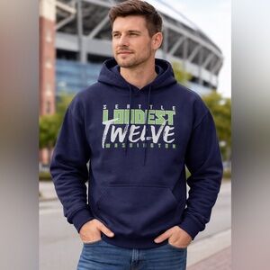 Seattle Loudest Twelve Navy Hoodie